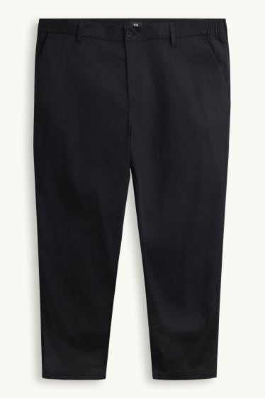 Hommes - Chino - tapered fit - noir