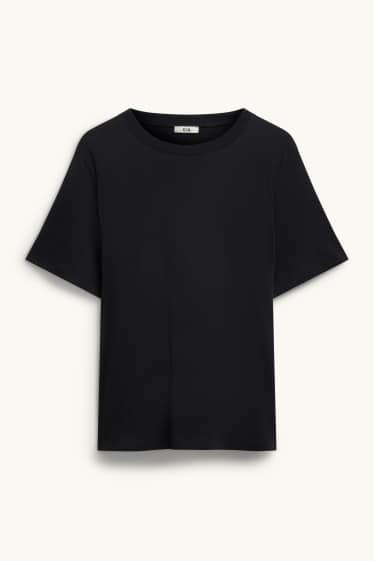 Femmes - T-shirt - regular fit - noir