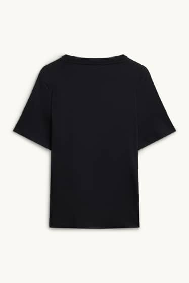 Femmes - T-shirt - regular fit - noir