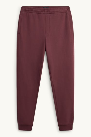 Bărbați - Pantaloni de trening - vișiniu