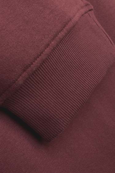 Bărbați - Pantaloni de trening - vișiniu