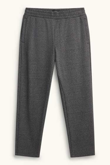 Bărbați - Pantaloni de trening - gri închis melanj