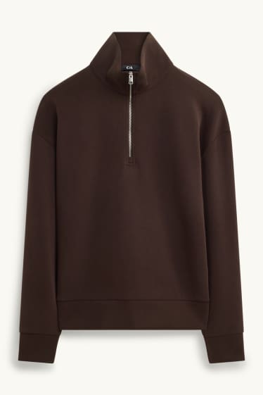 Damen - Sweatshirt - braun