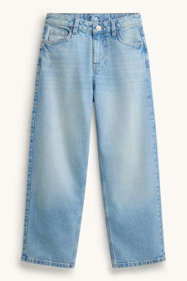 Children Girls - Baggy jeans - blue denim