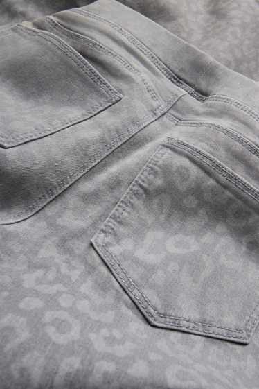 Nena - Wide Leg Jeggings - estampats - gris