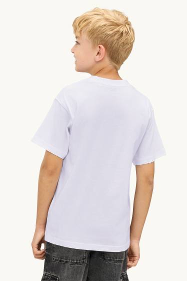Enfants garçons - Lot de 3 - T-shirts - noir / beige