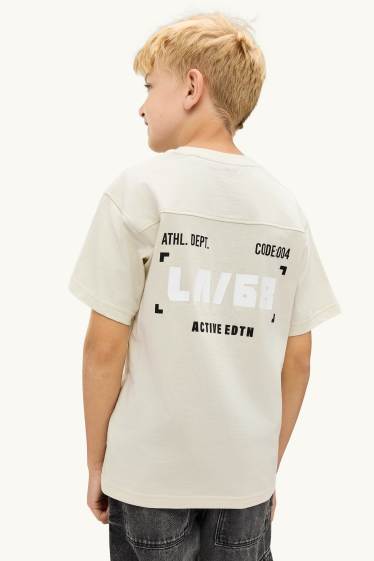 Enfants garçons - T-shirt - crème