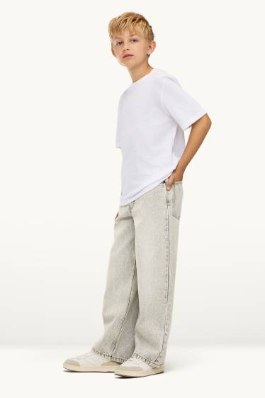 Nen - Baggy Jeans - gris clar