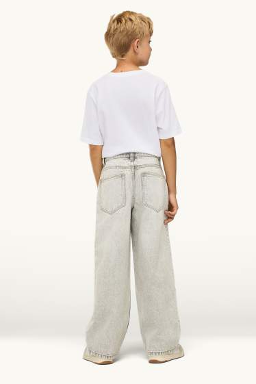 Nen - Baggy Jeans - gris clar