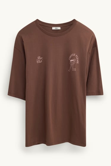 Women - T-shirt - brown