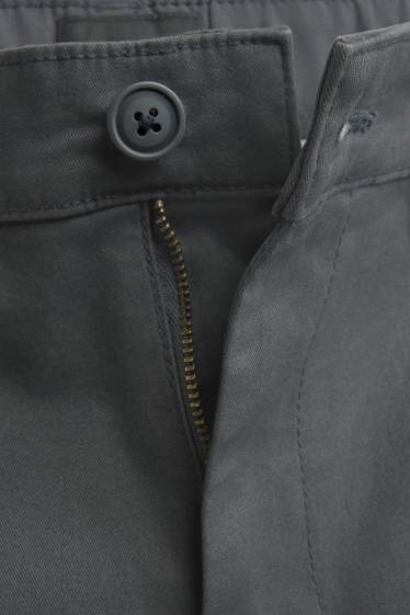 Heren - Chino - regular fit - grijs