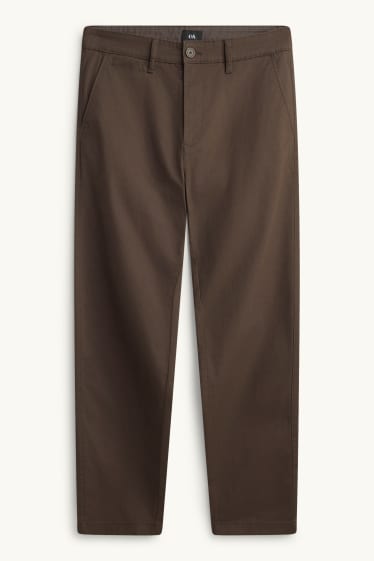 Men - Chinos - regular fit - brown