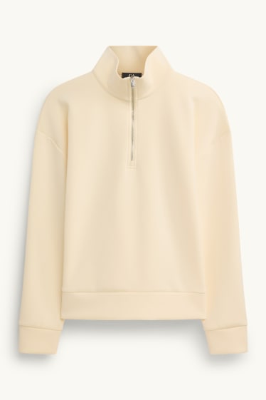 Damen - Sweatshirt - beige