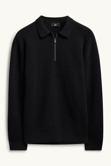 Herren - Pullover - schwarz