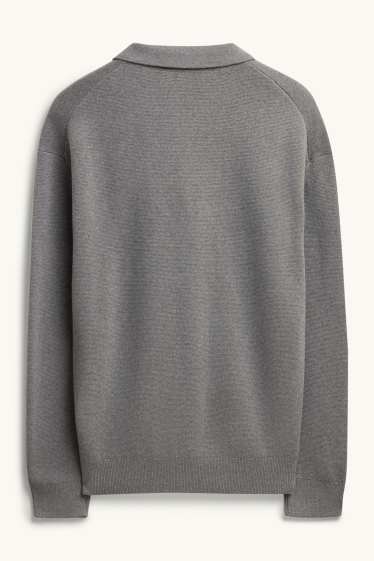 Hommes - Pull - gris