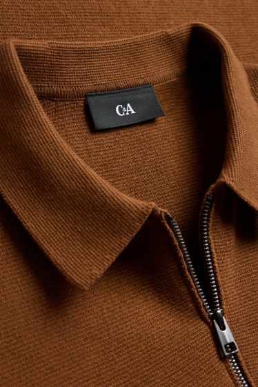 Hommes - Pull - rouille