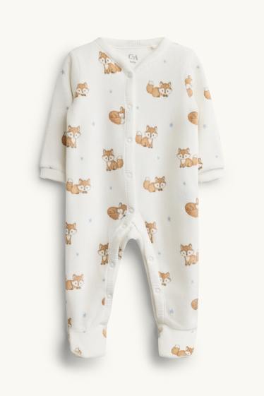 Nadó nen - Guineu - pijama per a nadó - blanc