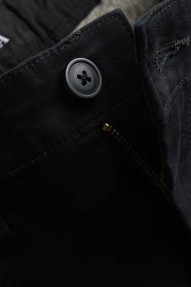 Pánské - Kalhoty chino - regular fit - černá