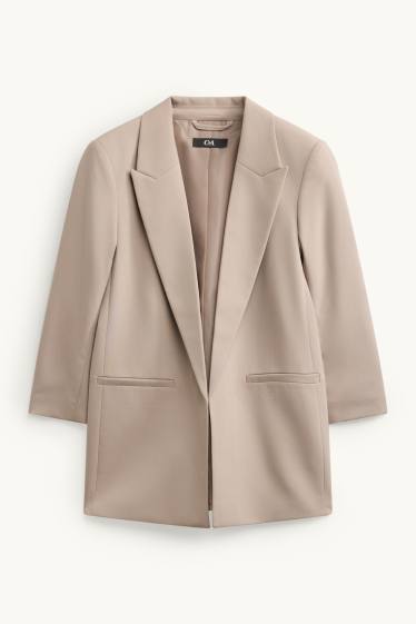 Women - Business blazer - regular fit - beige