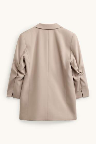 Women - Business blazer - regular fit - beige