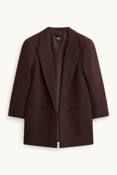 Damen - Business-Blazer - Regular Fit - braun