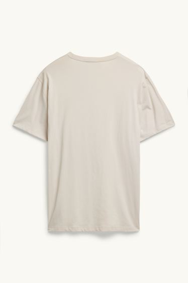 Herren - T-Shirt - Regular Fit - beige
