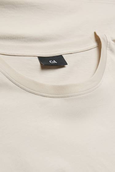 Herren - T-Shirt - Regular Fit - beige