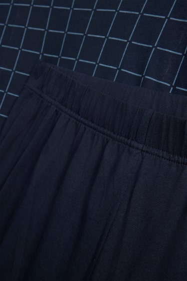 Home - Pijama - blau fosc