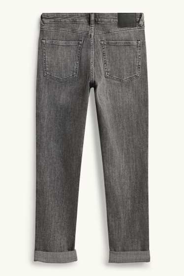 Dona - Boyfriend Jeans - mid waist - texà gris