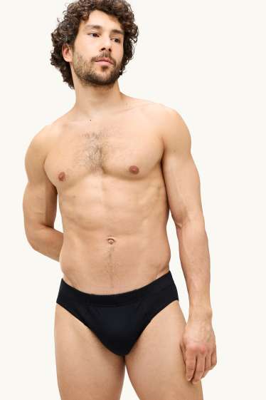 Herren - Multipack 3er - Slip - schwarz