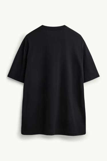 Uomo - T-shirt - relaxed fit - AC/ DC - nero