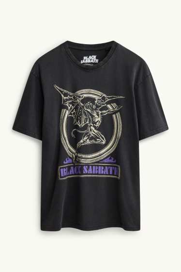Hommes - T-shirt - noir