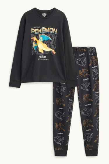 Copii - Băieți - Pokémon - pijama - 2 piese - negru