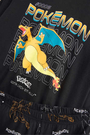 Copii - Băieți - Pokémon - pijama - 2 piese - negru