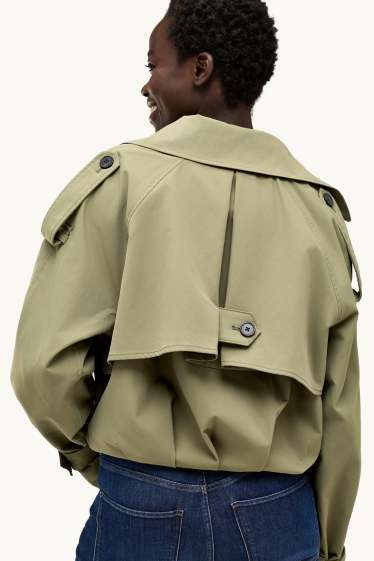 Dona - Gavardina crop - verd