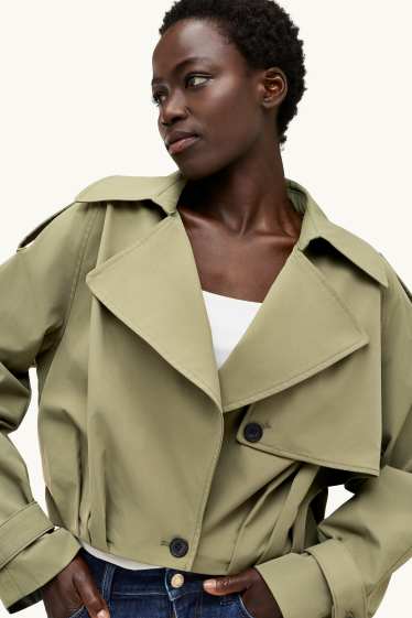 Dona - Gavardina crop - verd