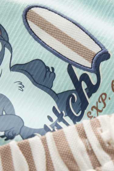 Baby Jungen - Lilo & Stitch - Baby-Outfit - 2 teilig - braun / blau