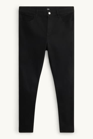 Donna - Jegging jeans - vita alta - nero