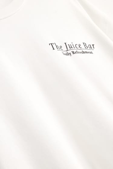 Men - T-shirt - relaxed fit - white