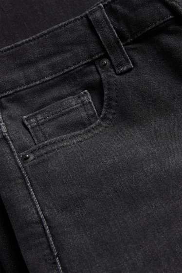 Donna - Jeans svasati - vita alta - nero
