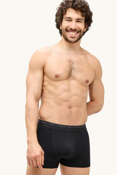 Herren - Multipack 3er - Trunks - schwarz