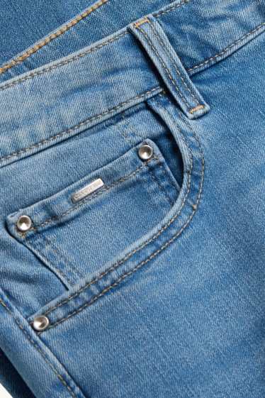 Damen - Flared Jeans - Mid Waist - LYCRA® - jeansblau
