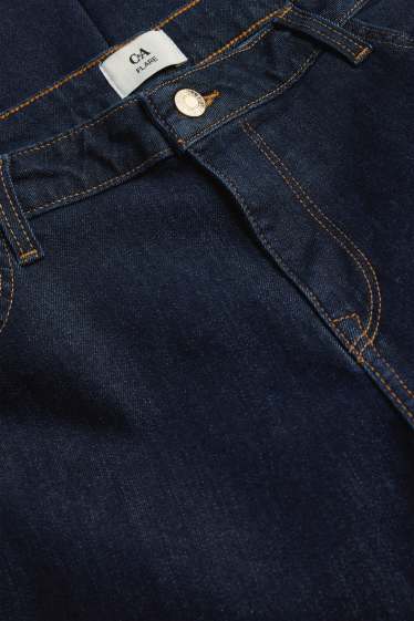 Damen - Flared Jeans - Mid Waist - LYCRA® - dunkeljeansblau