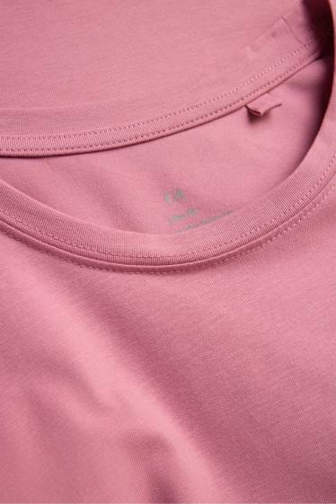 Femmes - Haut à manches longues - slim fit - rose