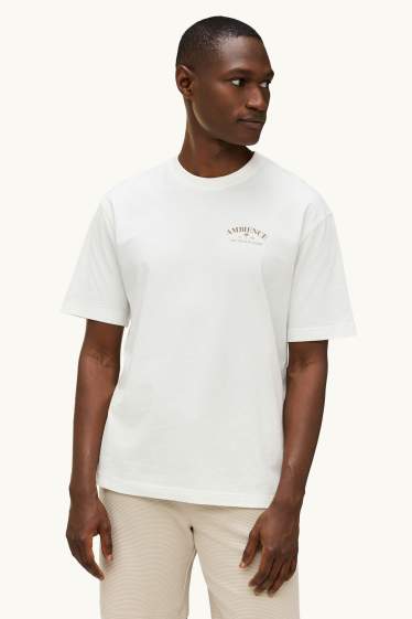 Unisex - T-Shirt - Relaxed Fit - weiß