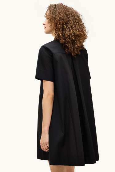 Mujer - Vestido de línea evasé - negro