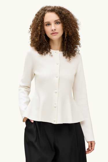 Damen - Strickjacke - schwarz