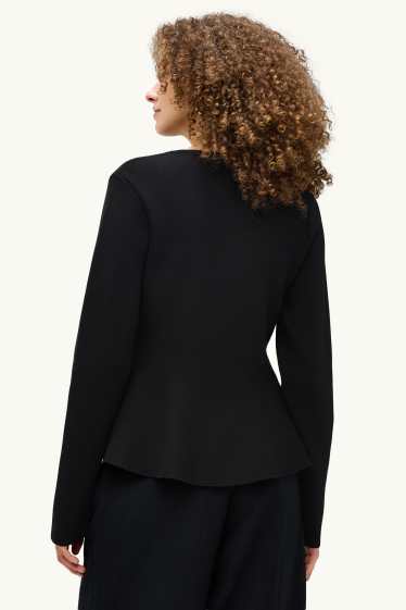 Damen - Strickjacke - weiss