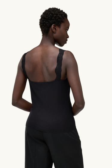 Femei - Top - reiat - negru