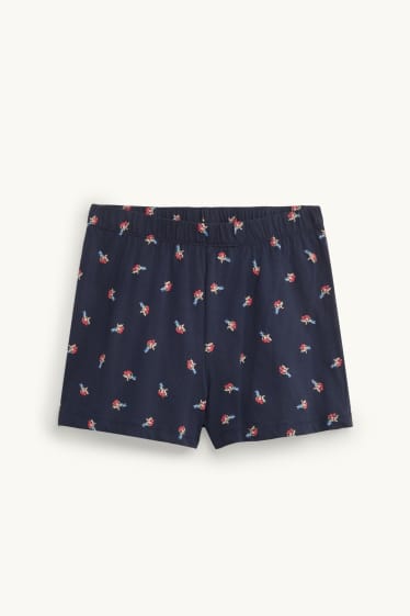 Femmes - Pyjashort - bleu foncé